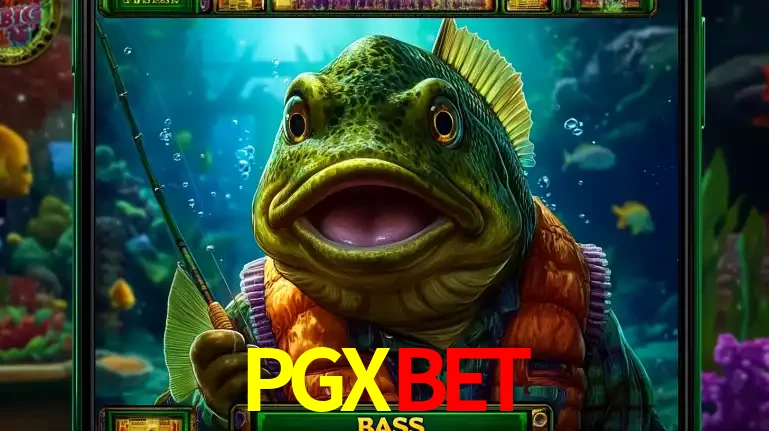 Personagem de peixe pescador do popular jogo de slot com tema de pescaria, uma das emocionantes opções de caça-níqueis para jogar e ganhar no cassino PGXBET.