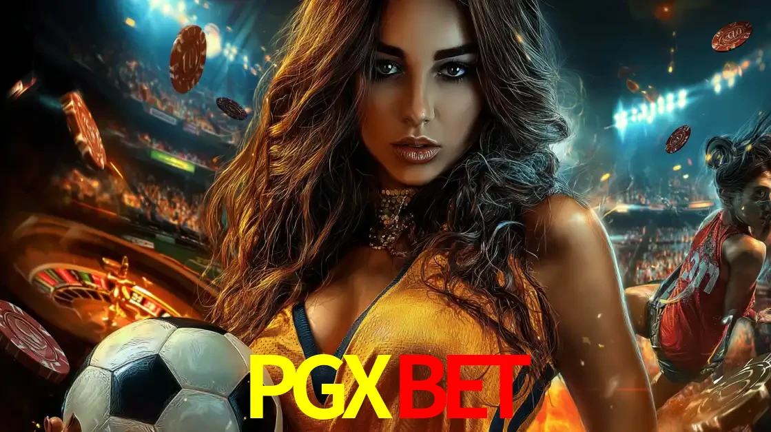 Mulher segurando uma bola de futebol em uma montagem que mistura a paixão esportiva com a emoção da roleta de cassino, tudo disponível na plataforma PGXBET.